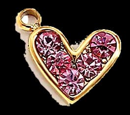 Cœur pavé rose